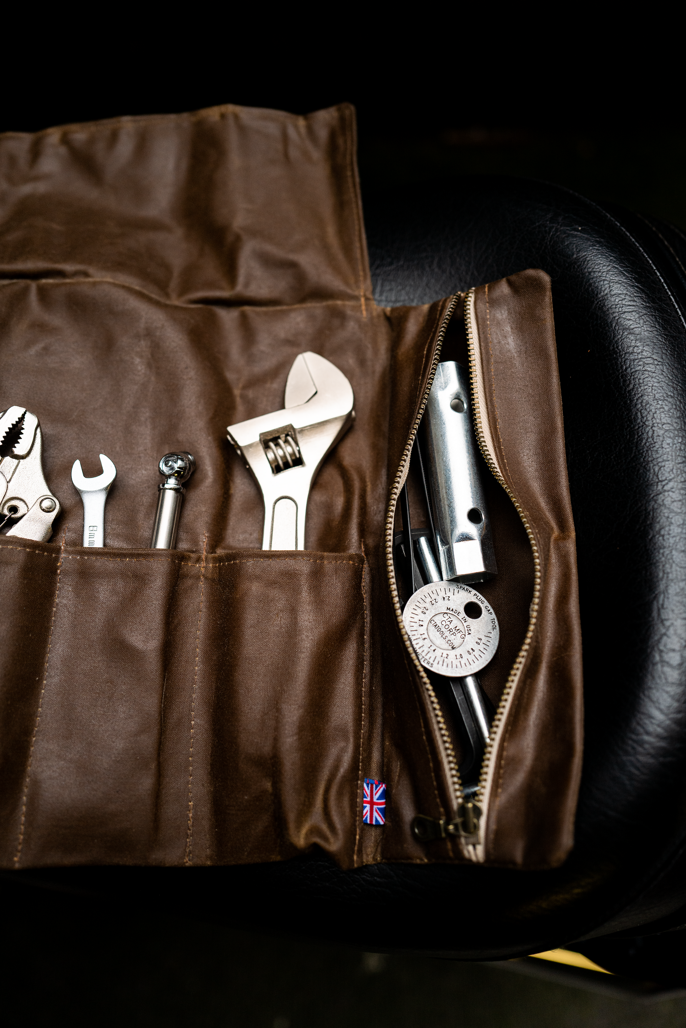 The Calima Oilskin Tool Roll