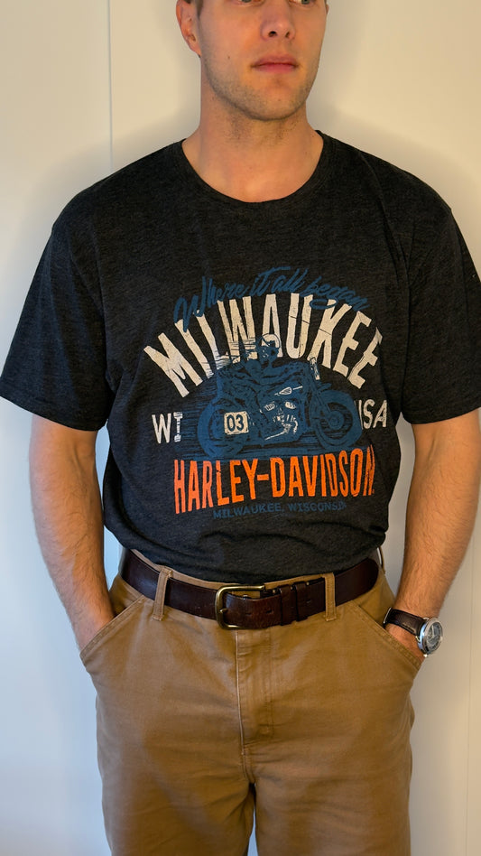 Harley Davidson Motorcycles T-shirt | MILWAUKEE