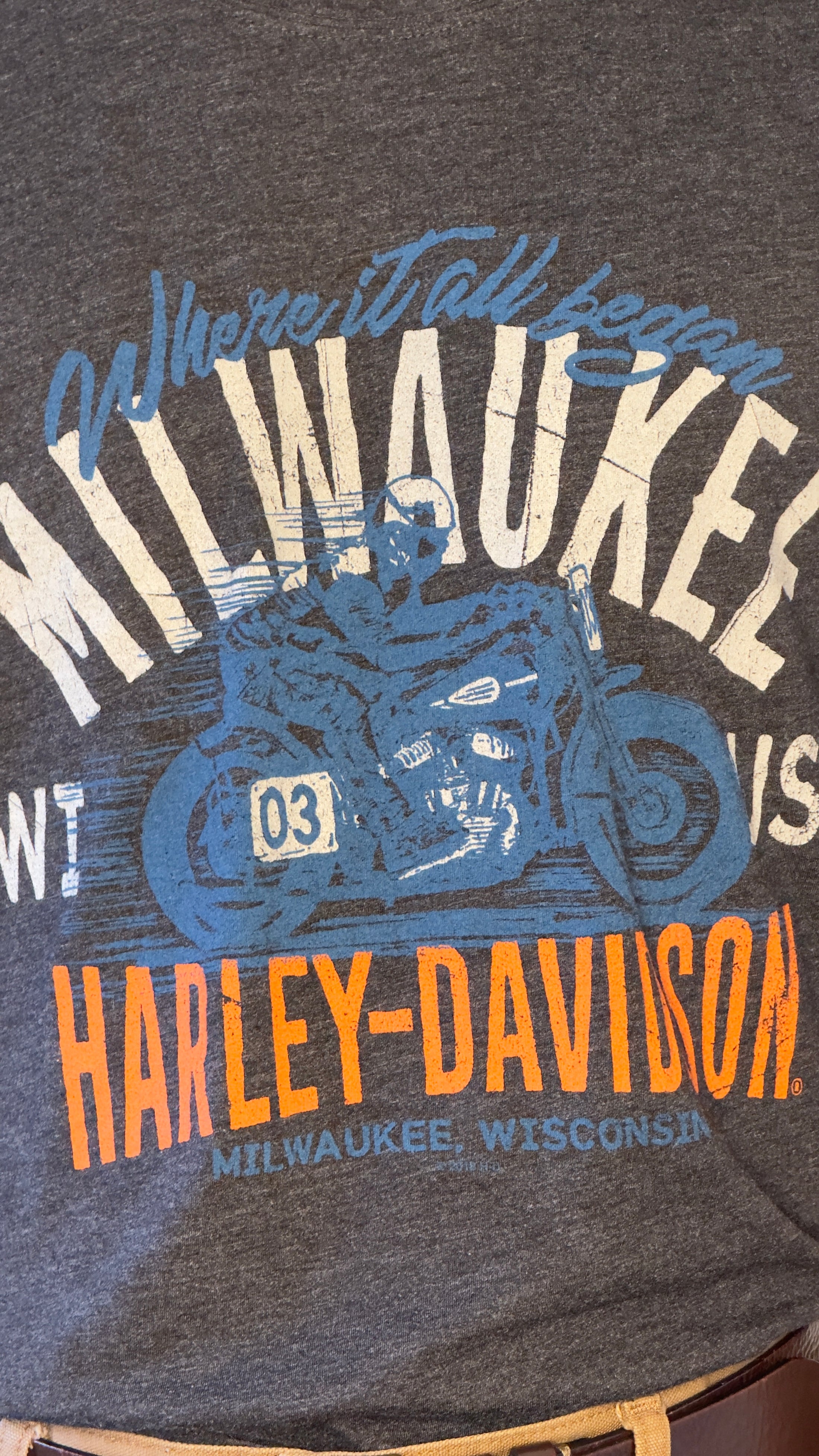 Harley Davidson Motorcycles T-shirt | MILWAUKEE