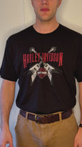 Load and play video in Gallery viewer, Harley Davidson Motorcycles T-shirt | Appleton, Mexico
